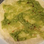 Tortilla mit Guacamole 