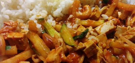Gemüse-Wok mit Tofu