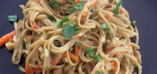 One Pot Peanut Thai Pasta