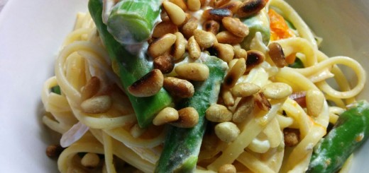 Linguine mit Spargel