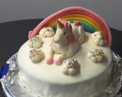 Regenbogentorte