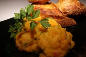 Kürbis-Kartoffel-Püree