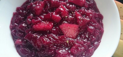 Apfelrotkraut mit Preiselbeeren