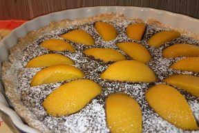 Pfirsich-Mohn-Tarte