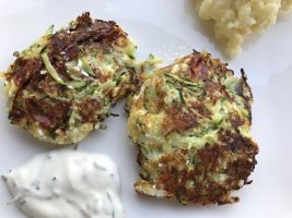 Zucchini Laibchen Low Carb